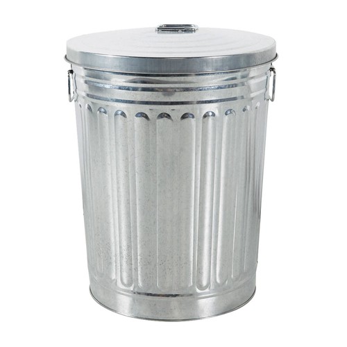 Zink abfalleimer mit deckel - abfalleimer,