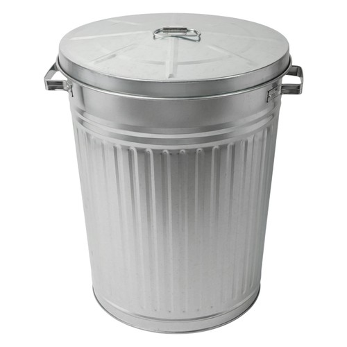 Zink abfalleimer mit deckel - abfalleimer,